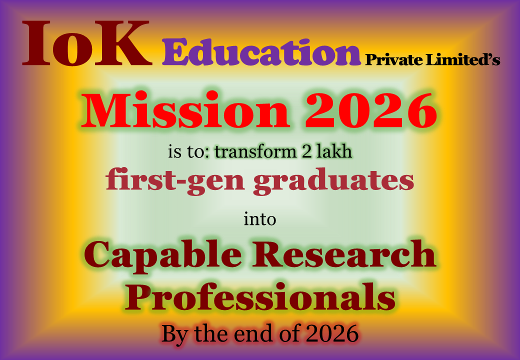 Iok Education's Mission 2026